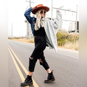 DRESSED IN LALA | ZELLA BLACK MOM JEANS NWT